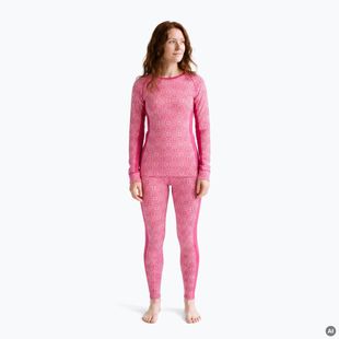 Damen-Set Funktionsunterwäsche Woolcano SET1109 Pink