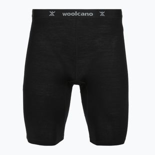 Herrenboxershorts Woolcano SHT1113 Czarny