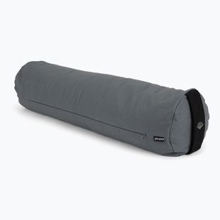 Bolster für Yoga mit Buchweizenschalen XTREXO Contempla grau