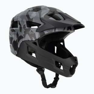 Kinderfahrradhelm ATTABO Predator full face gray