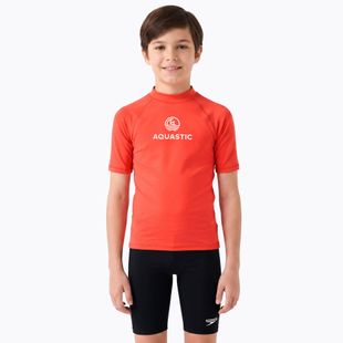 Kinder-Shirt AQUASTIC Rimos UV 50+ UPF orange