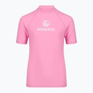Kinder-Shirt AQUASTIC Rimos UV 50+ UPF pink