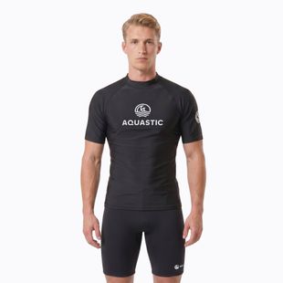 Herren-Shirt AQUASTIC Rimos UV 50+ UPF black