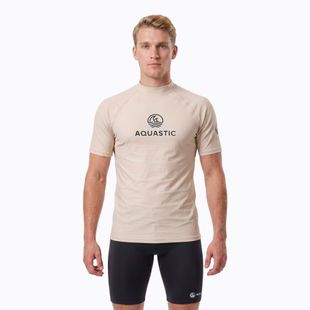 Herren-Shirt AQUASTIC Rimos UV 50+ UPF beige