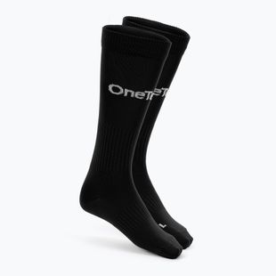 Fußballsocken OneTeam Precision football socks Set 2-pack schwarz