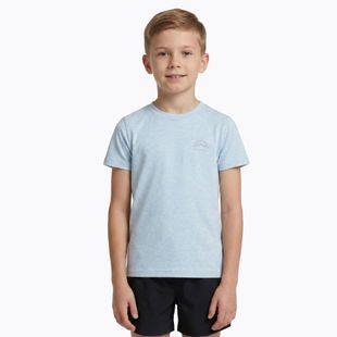 Kinder-Trekking-T-Shirt KADVA Merivra merino blue