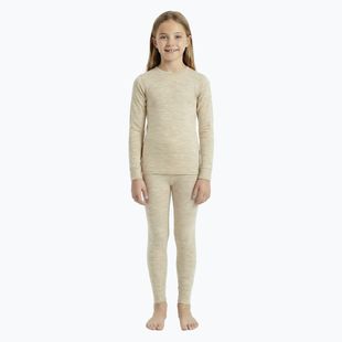 Kinder Thermounterwäsche-Set WOOLCANO Merino SET0683 beige