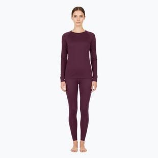Damen Thermo-Unterwäsche-Set WOOLCANO Merino SET0543 purple