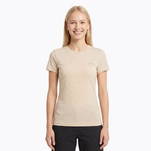 Damen-Trekkingshirt KADVA Merivra merino beige