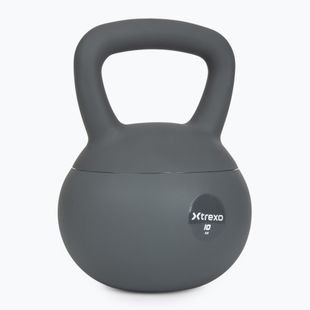 Weiche Kettlebell XTREXO 10 kg grey