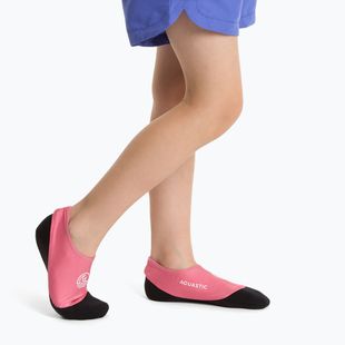 Kinderpoolsocken AQUASTIC Seavie Anti-Rutsch rosa