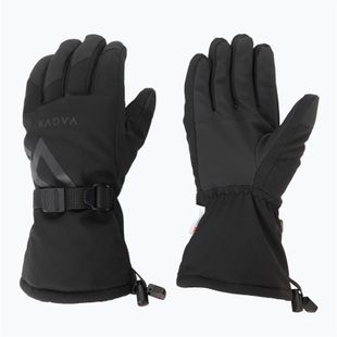 Herren-Skihandschuhe KADVA Mountain Flow 3M Thinsulate schwarz