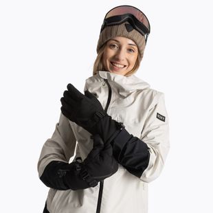 Damen-Skihandschuhe KADVA Mountain Flow 3M Thinsulate schwarz