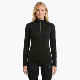 Damen Thermo-Sweatshirt WOOLCANO Merino TOP0545 schwarz