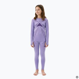 Kinder-Thermounterwäsche-Set KADVA ALPINESTEP THERMO LIGHT PLUS nahtlos lila