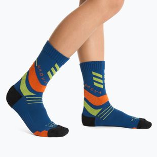 Kinderstrümpfe KADVA Stride Coolmax 2 Paar Marineblau