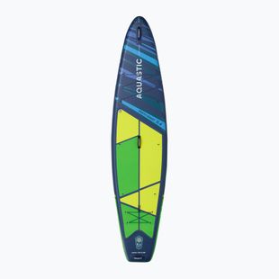 Set Paddleboard SUP aufblasbar AQUASTIC Perth Sport 11'4" MSL allround green