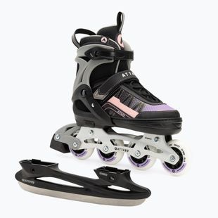 ATTABO Bladeroll Kinder Inline-Skates verstellbar schwarz/lila