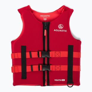AQUASTIC Youth 50N Rot Kinder Schwimmweste