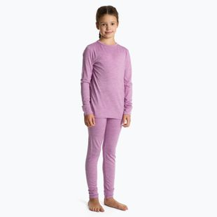 Kinder Thermo-Unterwäsche-Set WOOLCANO Merino 100% SET0683 lila