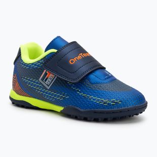 Fußballschuhe Kinder OneTeam Robero Junior TF Dunkelblau/Blau