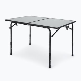 Klappbarer Campingtisch KADVA CAMPtable groß für 4-6 Personen grau