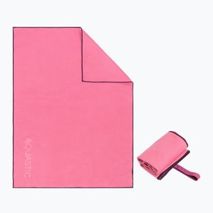 AQUASTIC Havlu M Schnelltrocknendes Handtuch rosa