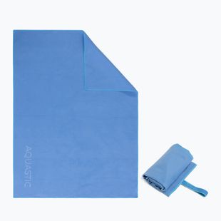 AQUASTIC Havlu M Marineblaues schnelltrocknendes Handtuch