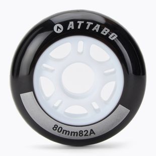 Inliner Rollen Räder ATTABO Wheels 80 mm 4 Stk. Schwarz