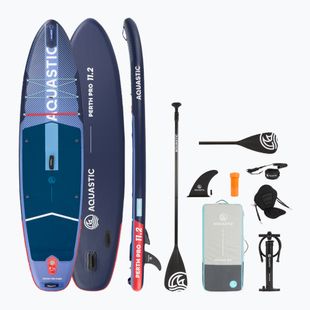 SUP-Board AQUASTIC Perth Pro 11'2" allround dunkelblau
