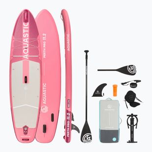 SUP-Board AQUASTIC Perth Pro 11'2" allround Rosa