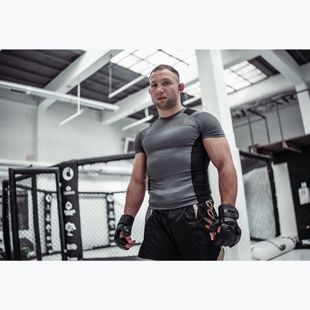 Rashguard Herren HOOK FIGHTING Base Schwarz