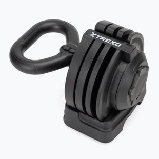 XTREXO TXO-B4W004 12kg verstellbare Kettlebell schwarz