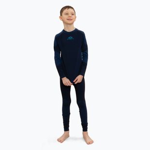 Kinder-Thermounterwäsche-Set KADVA Frosty Jrb Set nahtlos in Marineblau