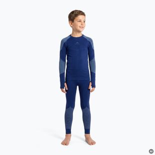 Kinder-Thermounterwäsche-Set KADVA Frosty Jrb Set nahtlos in Marineblau