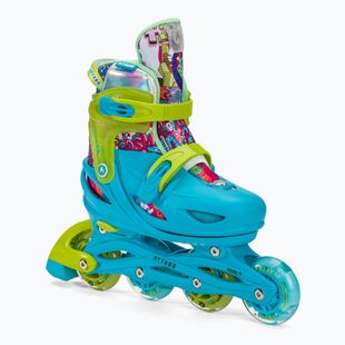 Kinder ATTABO Turbojet LED Rollschuhe blau