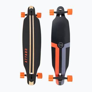 Longboard Skateboard ATTABO Flowrider Schwarz