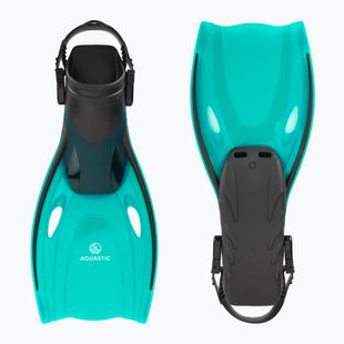 AQUASTIC Jetty blau Schnorchelflossen