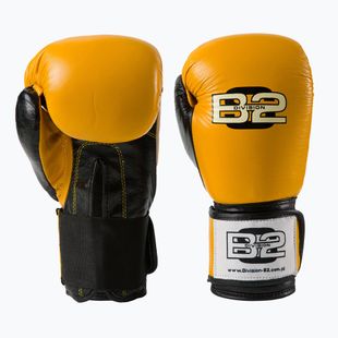Division B-2 Boxhandschuhe gelb und schwarz DIV-SG01