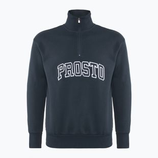 Sweatshirt Hoodie Herren PROSTO Half Zip Mobi navy