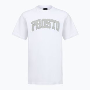 Herren PROSTO College-T-Shirt weiß