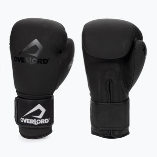Overlord Rage schwarze Boxhandschuhe 100004-BK/10OZ