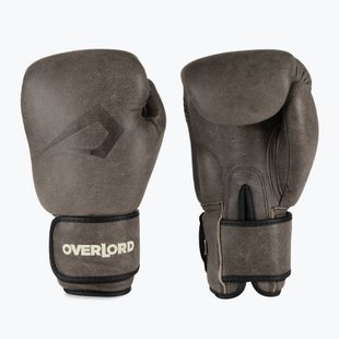 Overlord Old School braune Boxhandschuhe 100006-BR/10OZ
