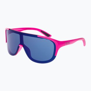 GOG Medusa matt neonpink/schwarz/reflexblau Sonnenbrille