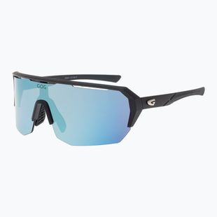 GOG Bragi Sonnenbrille matt schwarz/reflex weiß/blau
