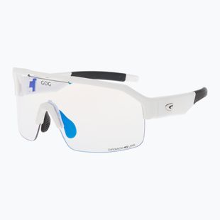 GOG Thor C matt weiß/schwarz/reflex blau Sonnenbrille