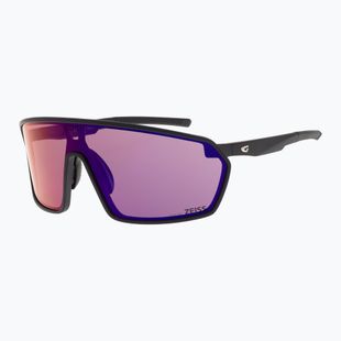 GOG Freya mattschwarz/Reflex Infrarot-Sonnenbrille