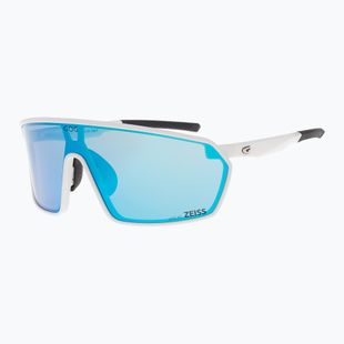 GOG Freya matt weiß/schwarz/reflex himmelblau Sonnenbrille