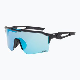 GOG Valhalla Sonnenbrille matt schwarz/reflex himmelblau
