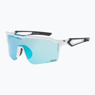 GOG Valhalla matt weiß/schwarz/reflex himmelblau Sonnenbrille